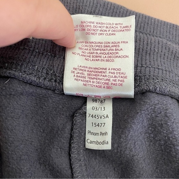 Soffe Jogger Lounge Pant Gray Small Juniors - Picture 7 of 8